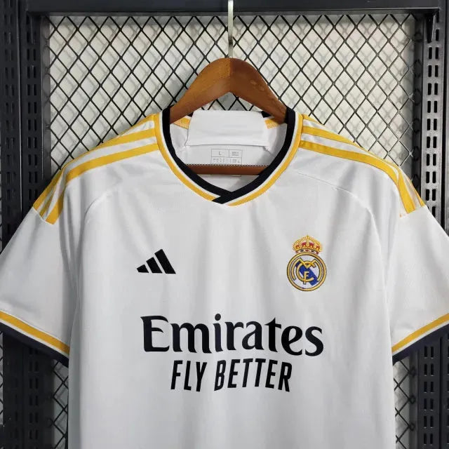 "Camisa Real Madrid Home 23/24 - Torcedor Masculina - Netmantos"