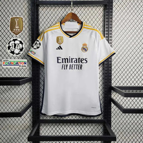 "Camisa Real Madrid Home 23/24 - Torcedor Masculina - Netmantos"