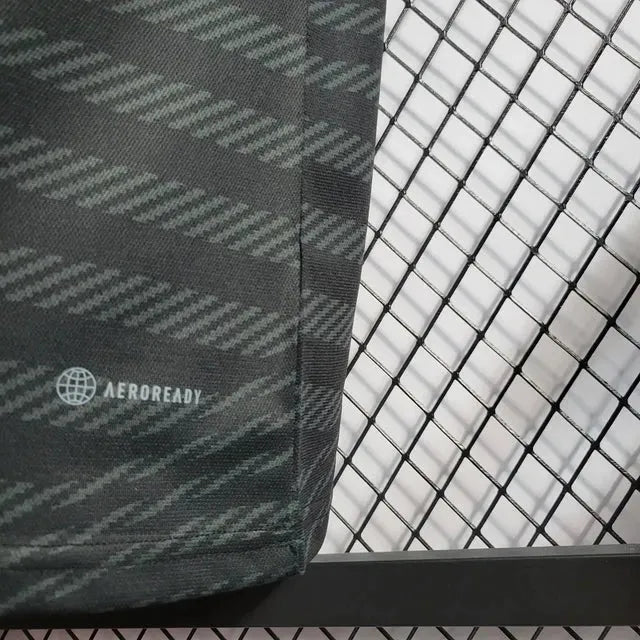 "Camisa Real Madrid III Away 22/23 - Torcedor Masculina Preta e Verde - Netmantos"