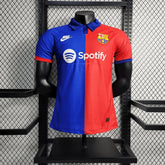 "Camisa Barcelona Classic 23/24 - Jogador Masculina Azul e Vermelho - Netmantos"