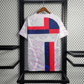 "Camisa Barcelona Treino Jersey 23/24 - Torcedor Masculina Branca - Netmantos"