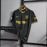 "Camisa Barcelona Away Retrô 20/21 - Torcedor Masculina Preta - Netmantos"