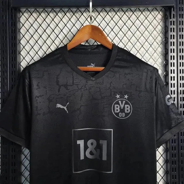 "Camisa Borussia Dortmund Edição Especial 23/24 - Torcedor Masculina Preta - Netmantos"