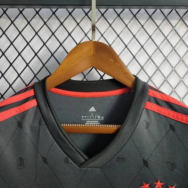 "Camisa Bayern Munchen Away 22/23 - Torcedor Masculina Preta - Netmantos"
