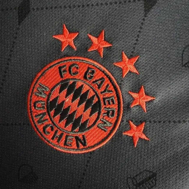 "Camisa Bayern Munchen Away 22/23 - Torcedor Masculina Preta - Netmantos"