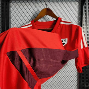 "Camisa São Paulo Treino 22/23 - Torcedor Masculina Vermelha - Netmantos"
