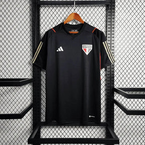 "Camisa São Paulo Treino 23/24 - Torcedor Masculina Preta - Netmantos"