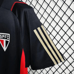 "Camisa São Paulo Treino 23/24 - Torcedor Masculina Preta - Netmantos"