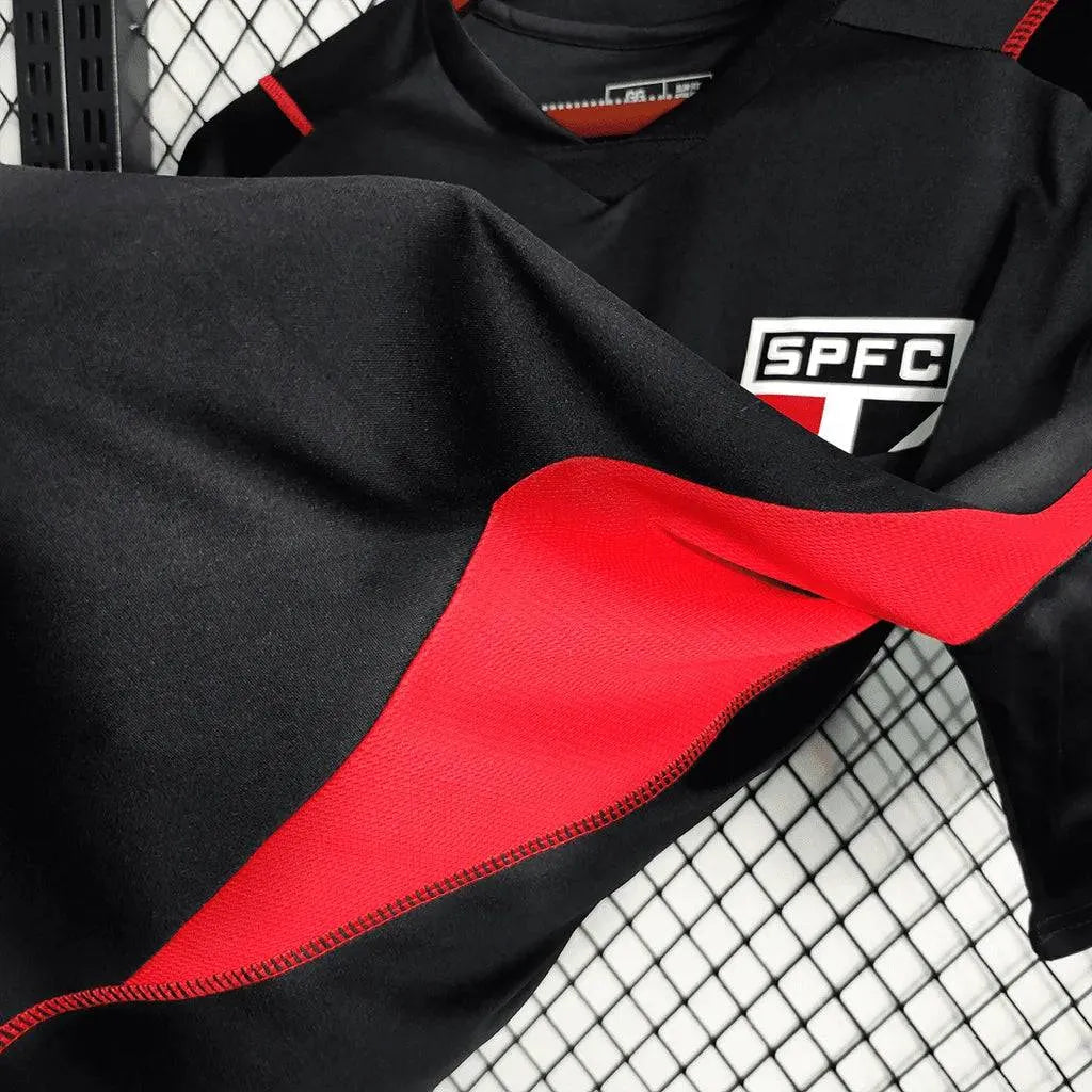 "Camisa São Paulo Treino 23/24 - Torcedor Masculina Preta - Netmantos"