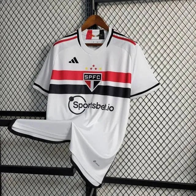 "Camisa São Paulo Home 23/24 - Torcedor Masculina Branca - Netmantos"