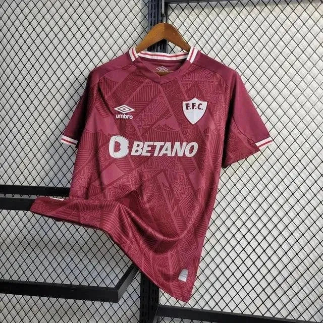 "Camisa Fluminense II Away 22/23 - Torcedor Masculina Vermelha - Netmantos"