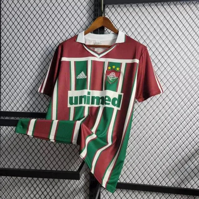 "Camisa Fluminense Retrô Home 02/03 - Torcedor Masculina - Netmantos"