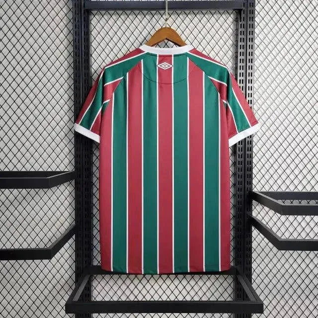 "Camisa Fluminense Home 23/24 - Torcedor Masculina + Patches Libertadores - Netmantos"
