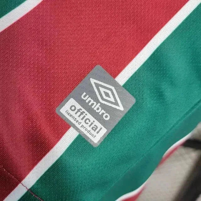 "Camisa Fluminense Home 23/24 - Torcedor Masculina + Patches Libertadores - Netmantos"