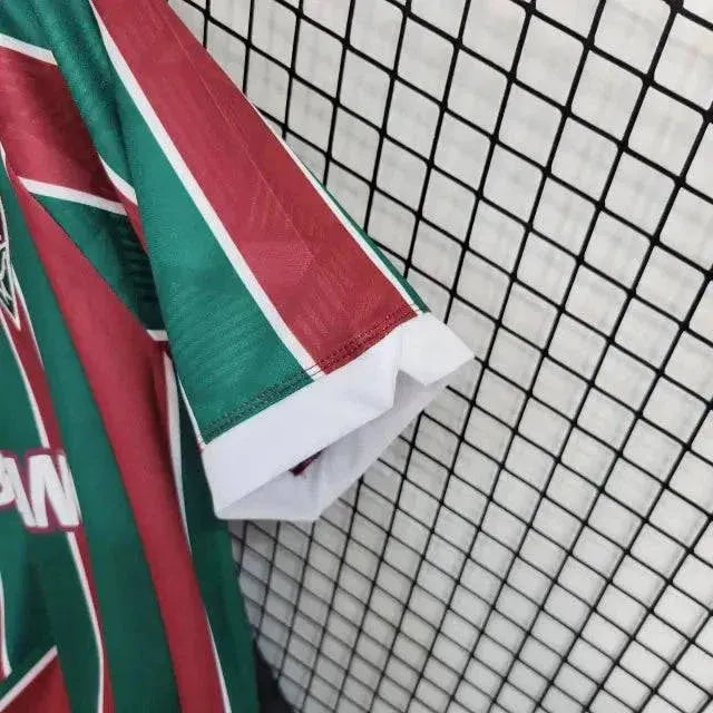 "Camisa Fluminense Home 23/24 - Torcedor Masculina + Patches Libertadores - Netmantos"
