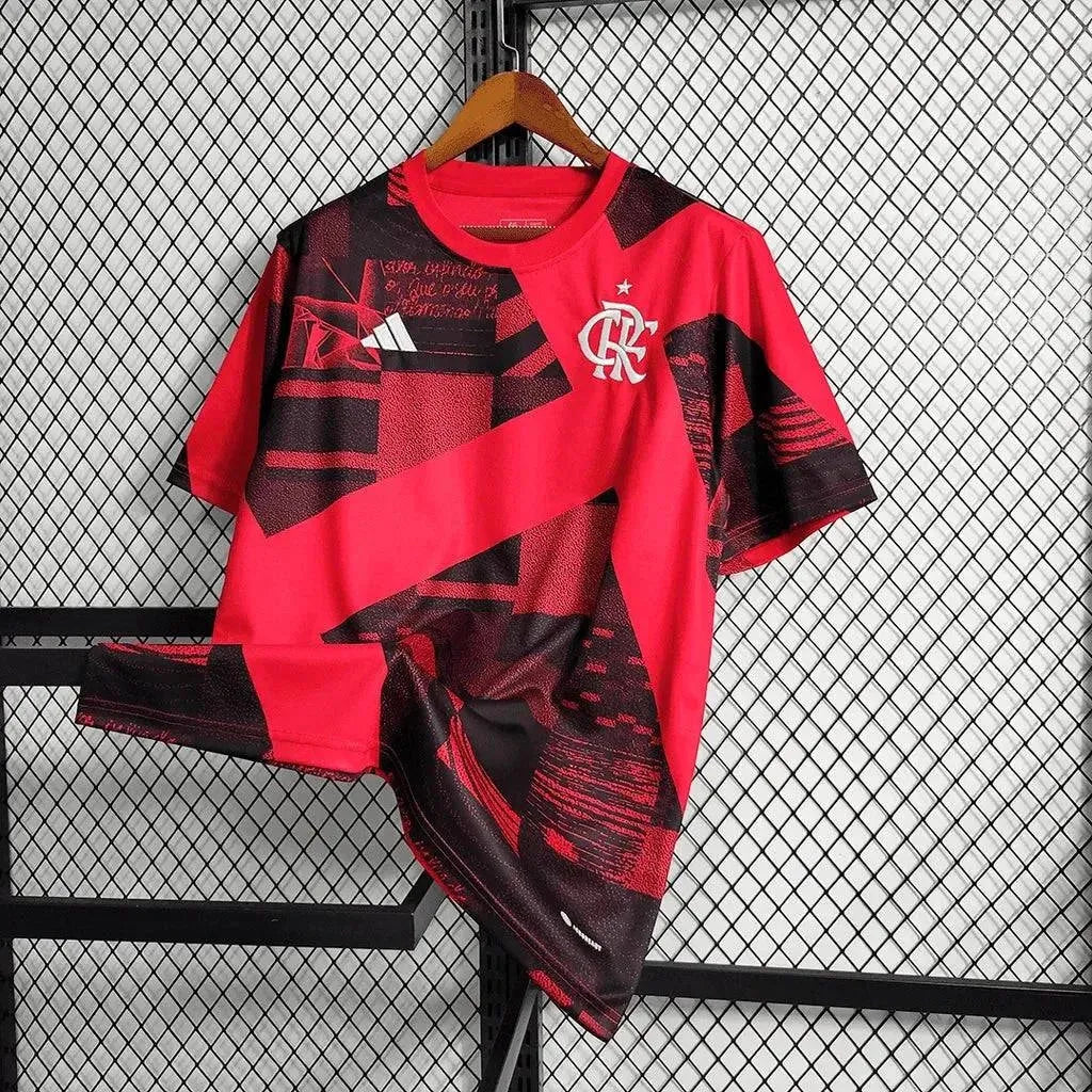 "Camisa Flamengo Pré-Jogo 23/24 - Torcedor Masculina - Netmantos"
