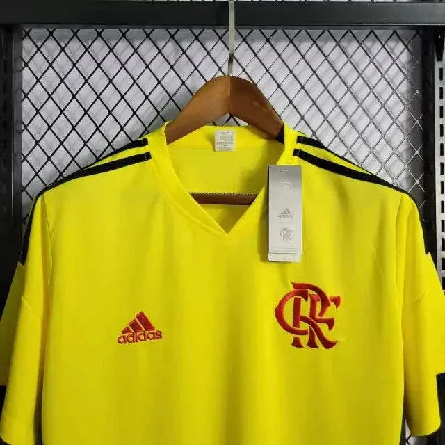 "Camisa Flamengo Treino 22/23 - Torcedor Masculina Amarela - Netmantos"