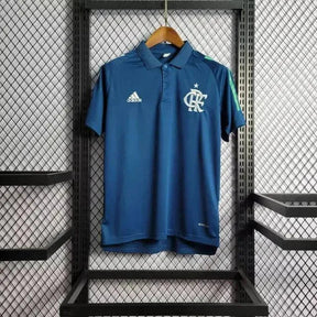 "Camisa Flamengo Polo Treino 21/22 - Torcedor Masculina Azul - Netmantos"