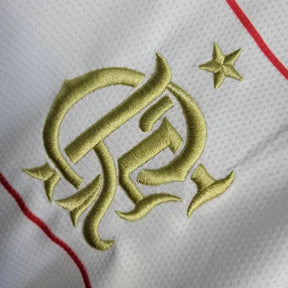 "Camisa Flamengo Comemorativa 22/23 - Torcedor Masculina Branca e Dourada - Netmantos"