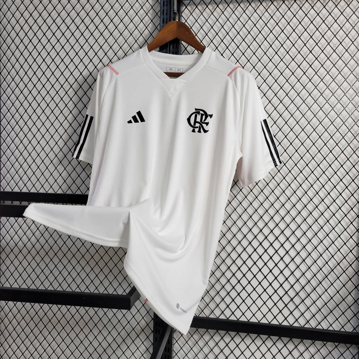 "Camisa Flamengo Treino 23/24 - Torcedor Masculina Branca - Netmantos"