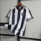 "Camisa Bota Fogo Home 21/22 - Torcedor Masculina Preta e Branca - Netmantos"
