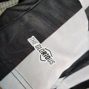 "Camisa Bota Fogo Home 23/24 - Torcedor Masculina Preta e Branca - Netmantos"
