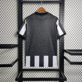 "Camisa Bota Fogo Home 23/24 - Torcedor Masculina Preta e Branca - Netmantos"