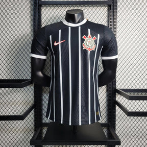 "Camisa Timão Home 23/24 - Jogador Masculina Preta - Netmantos"