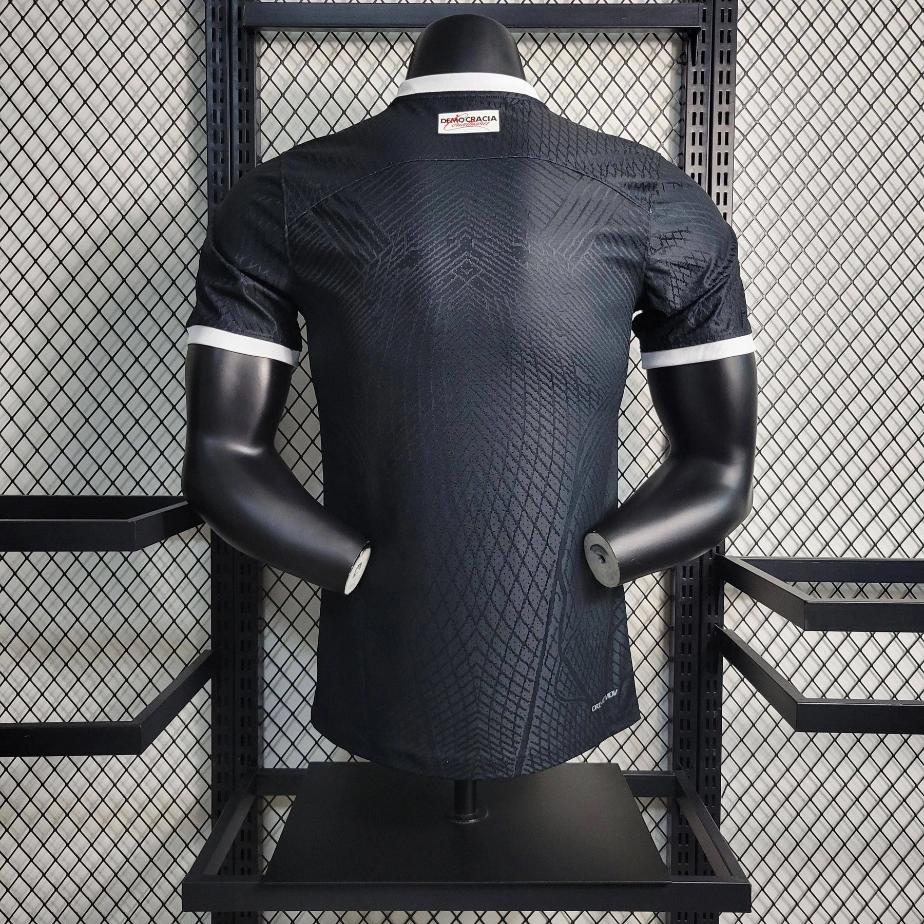 "Camisa Timão Home 23/24 - Jogador Masculina Preta - Netmantos"