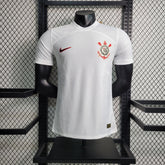 "Camisa Timão  Home 23/24 - Jogador Masculina Branca - Netmantos"