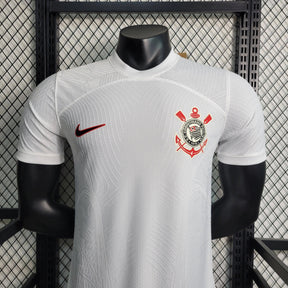 "Camisa Timão  Home 23/24 - Jogador Masculina Branca - Netmantos"