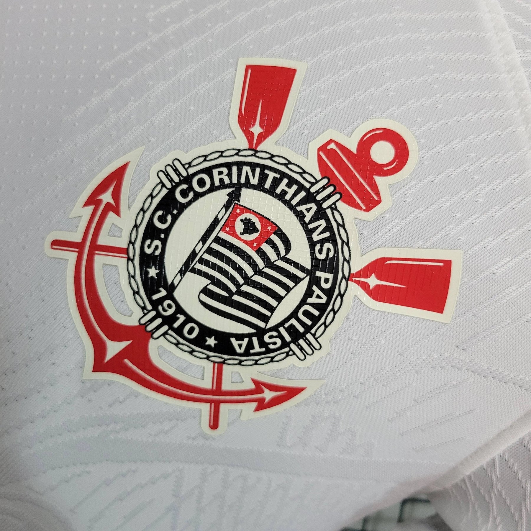 "Camisa Timão  Home 23/24 - Jogador Masculina Branca - Netmantos"