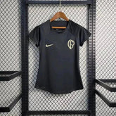 "Camisa Timão Treino 22/23 - Torcedor Feminina Preta - Netmantos"