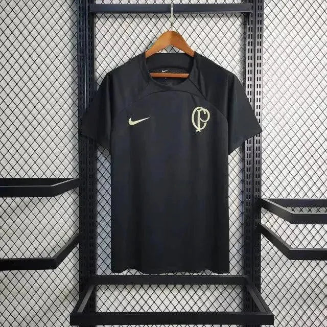 "Camisa Timão Treino 22/23 - Torcedor Masculina Preta - Netmantos"