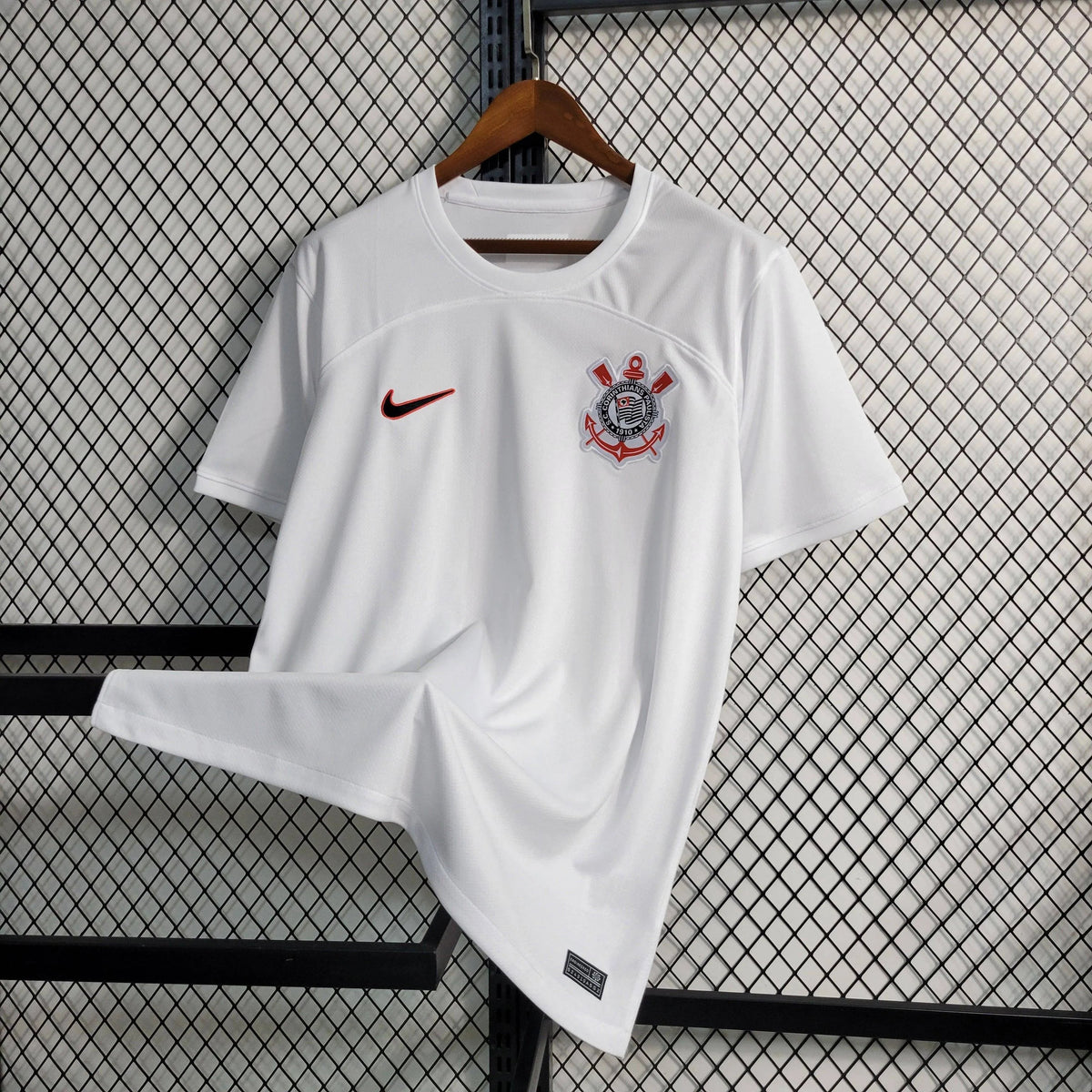 "Camisa Timão Home 23/24 - Torcedor Masculina Branca - Netmantos"