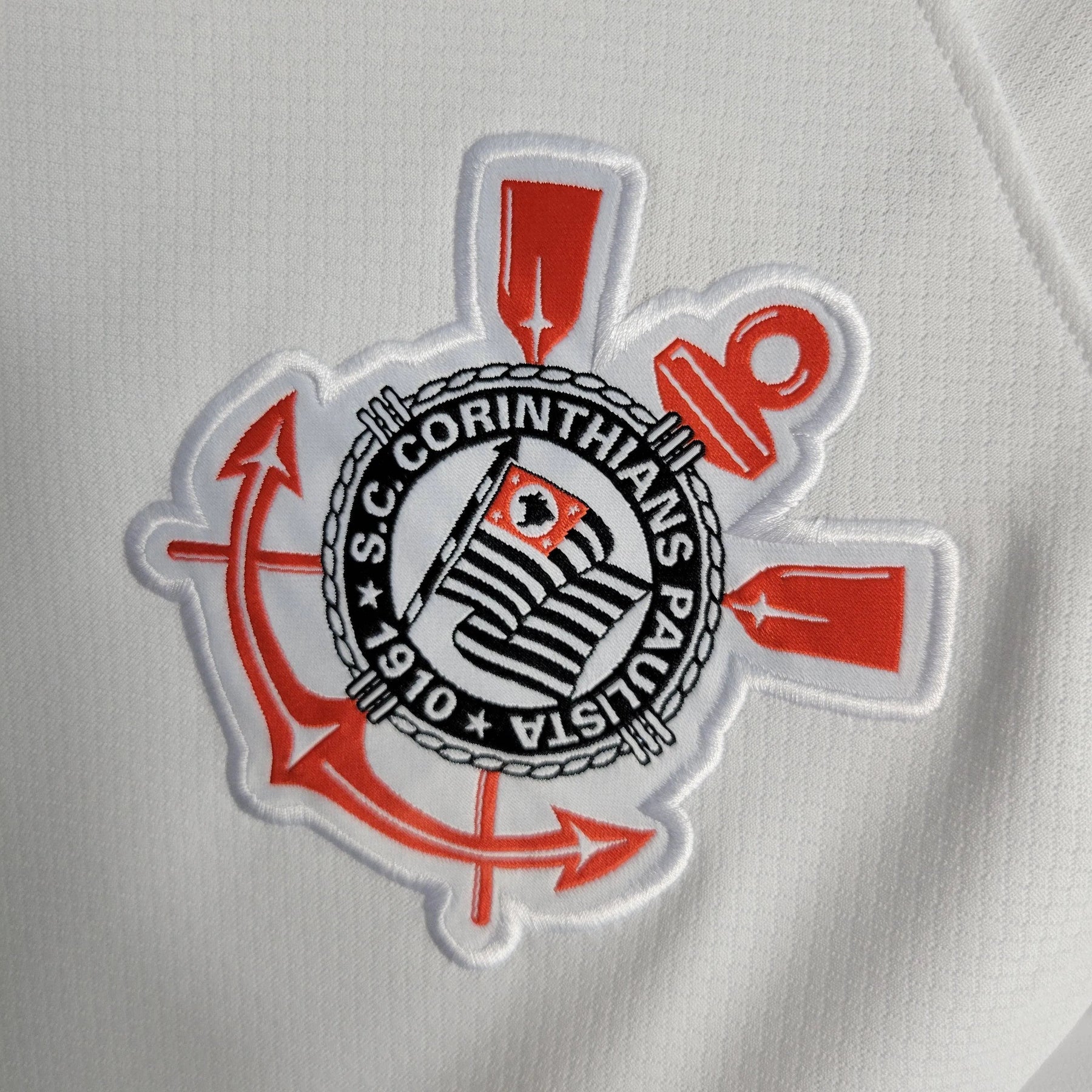 "Camisa Timão Home 23/24 - Torcedor Masculina Branca - Netmantos"