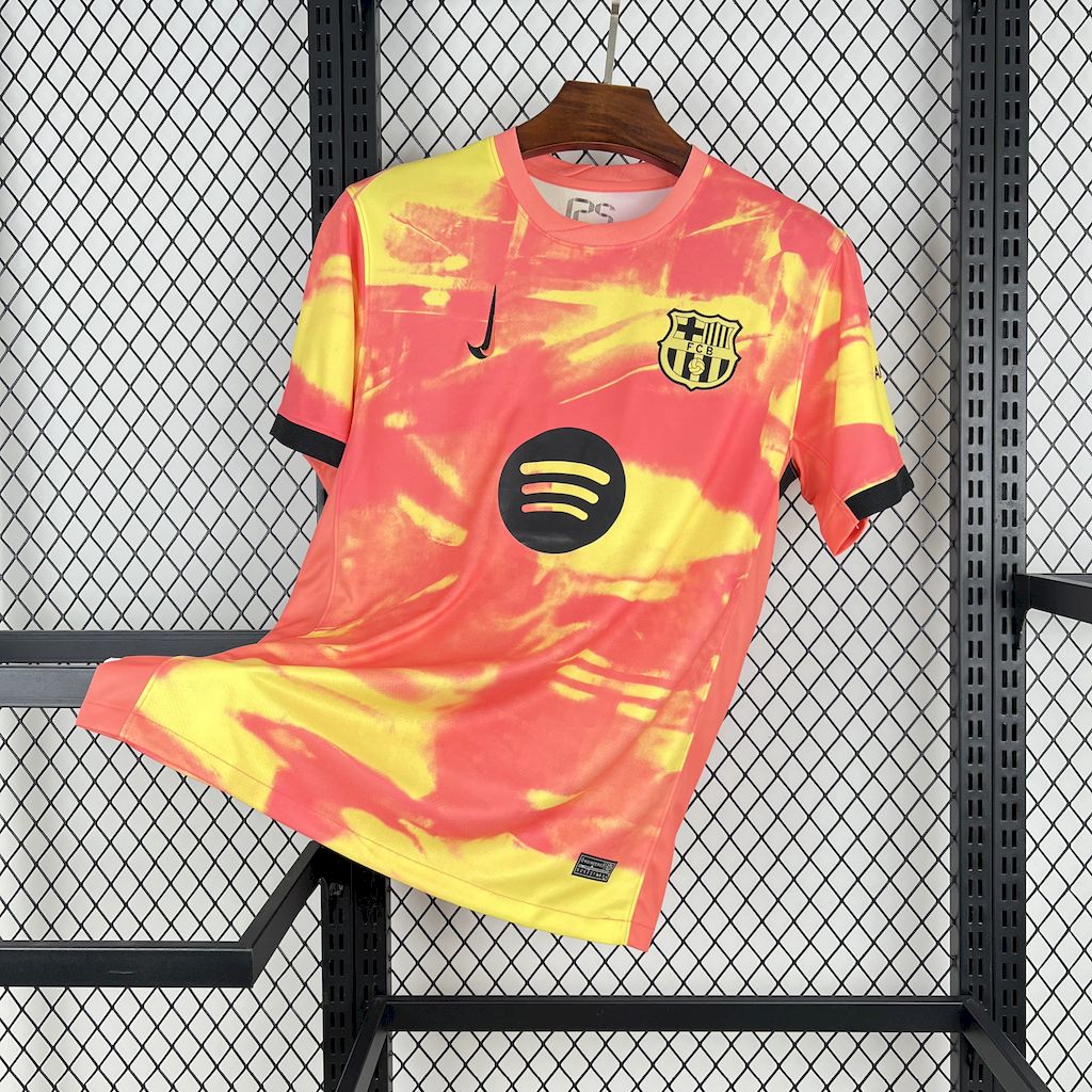 "Camisa Barcelona Treino 25/26 - Torcedor Masculina Laranja - Netmantos"