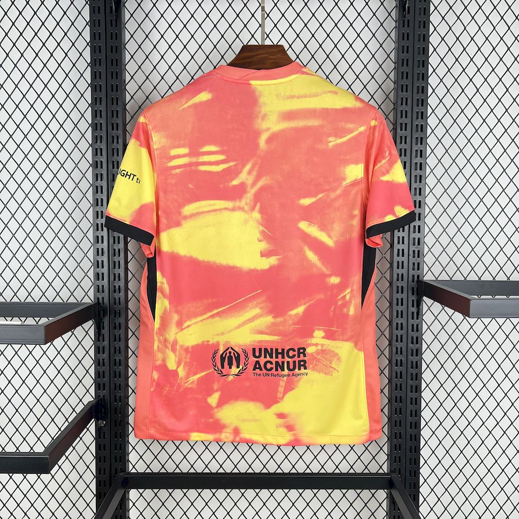 "Camisa Barcelona Treino 25/26 - Torcedor Masculina Laranja - Netmantos"