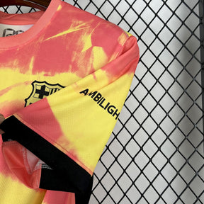 "Camisa Barcelona Treino 25/26 - Torcedor Masculina Laranja - Netmantos"