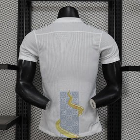 "Camisa Tottenham Cobra Dourada 25/26 - Jogador Masculina Branca - Netmantos"