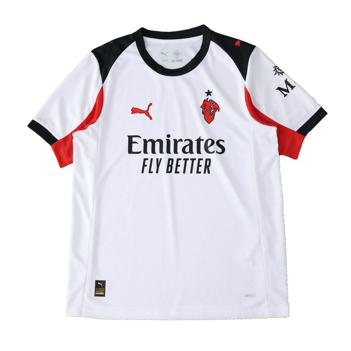 Maglia da trasferta AC Milan 25/26 - Uomo Bianco Fan