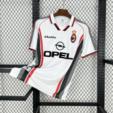 Camisa AC Milan Away Retrô 1997/98 - Torcedor Masculina Branca