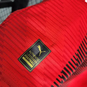 Camisa AC Milan Home 23/24 - Torcedor Infantil Vermelha - Netmantos