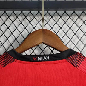 Camisa AC Milan Home 23/24 - Torcedor Infantil Vermelha - Netmantos