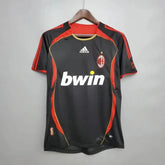 Camisa AC Milan Third Away Retrô 2006 - Torcedor Masculina Preta - Netmantos