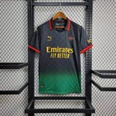 Camisa AC Milan x Off-White™ Fourth 25/26 - Torcedor Masculina Preta - Netmantos
