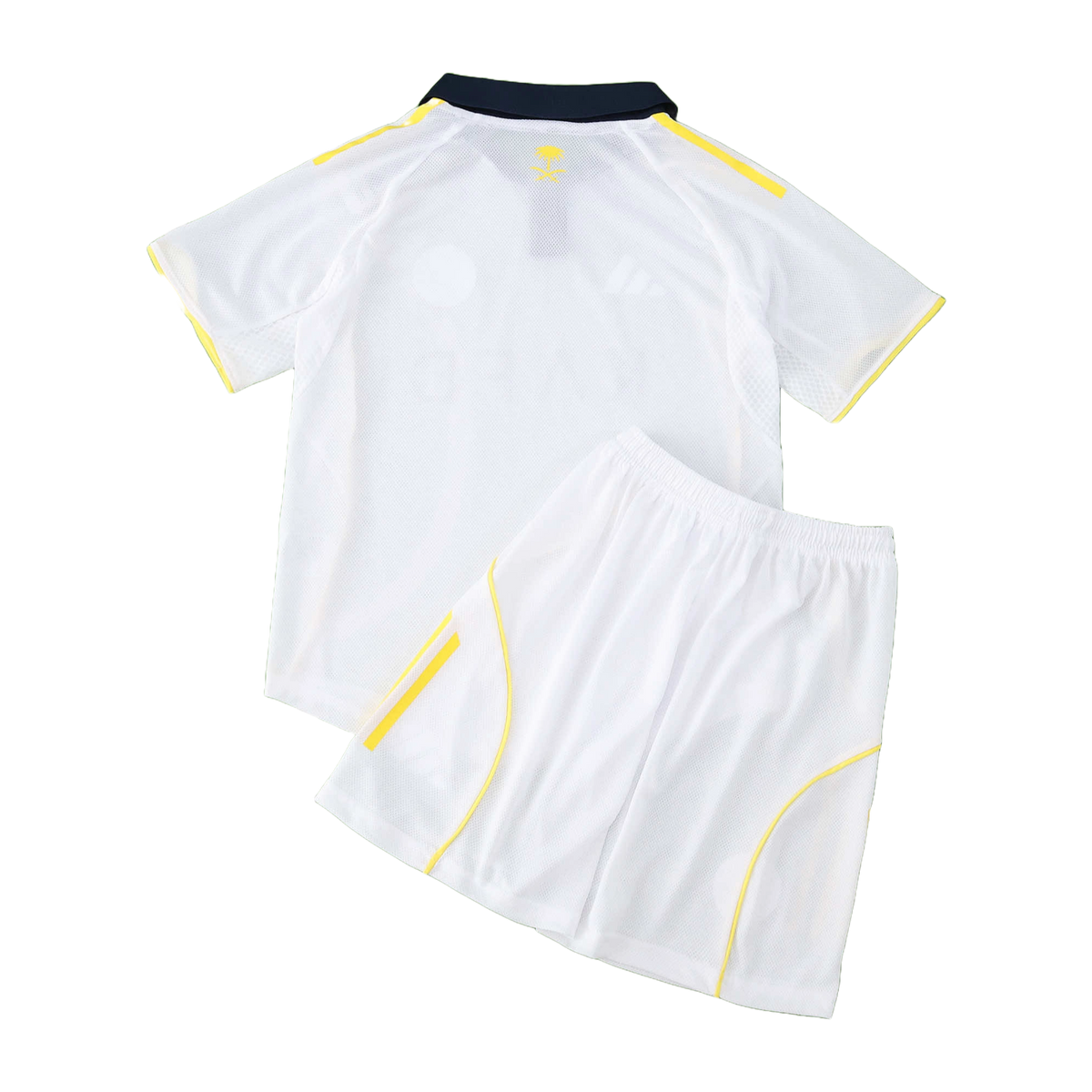 Al-Nassr Third Away Shirt 25/26 - White and Yellow Kids Fan Shirt
