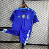 Camisa Argentina Away 24/25 - Torcedor Masculina Azul - Netmantos