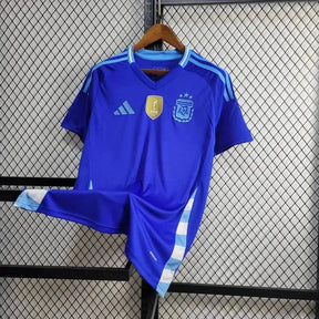 Camisa Argentina Away 24/25 - Torcedor Masculina Azul - Netmantos
