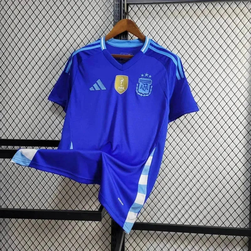 Camisa Argentina Away 24/25 - Torcedor Masculina Azul - Netmantos